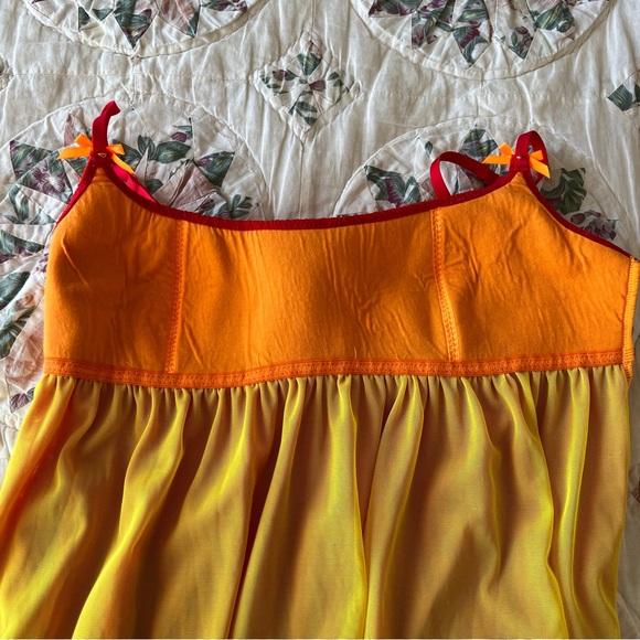 Y2K Victoria’s Secret Fire Fairy Milkmaid Babydoll Camisole Tank, L - Picture 6 of 10